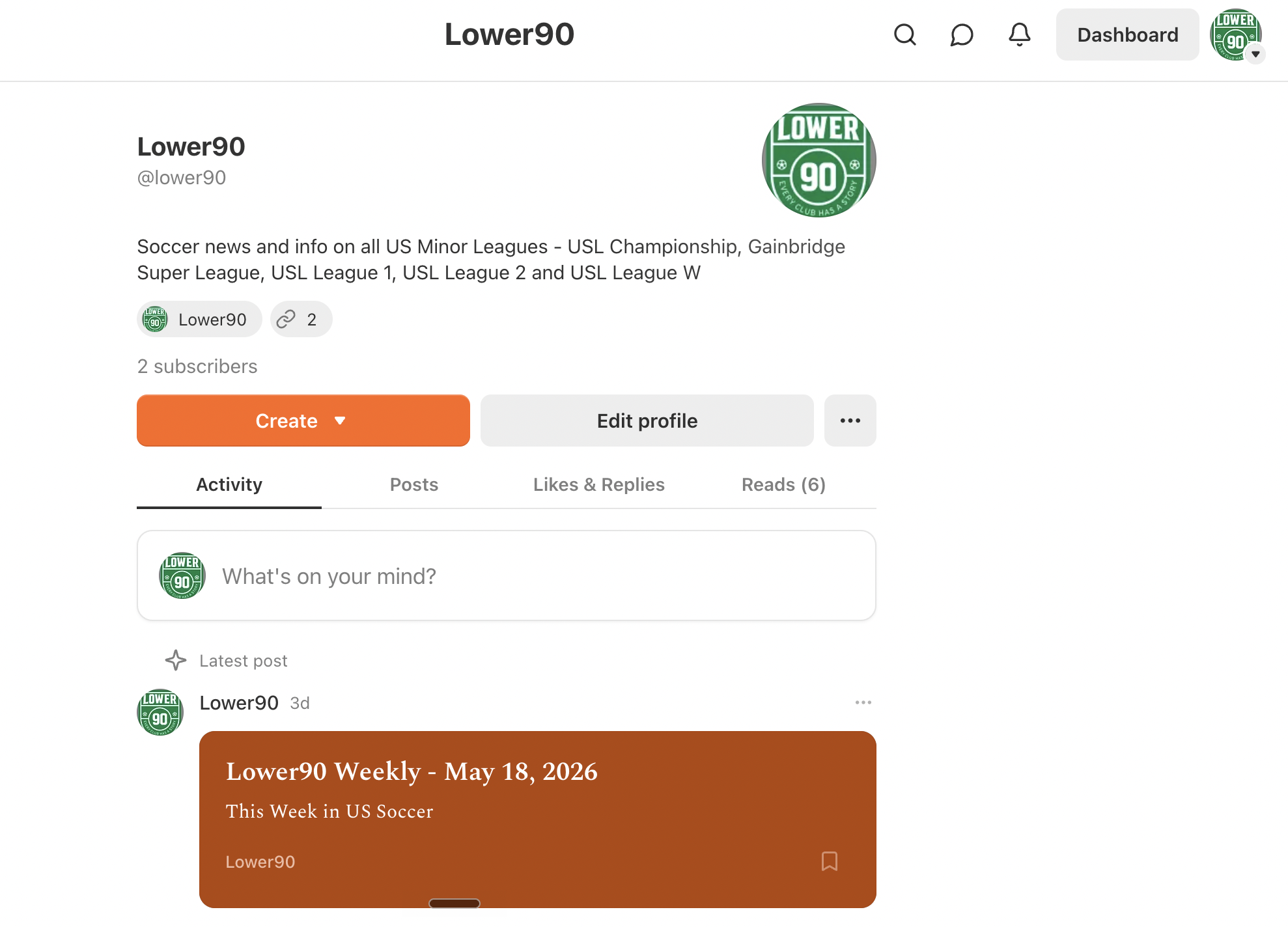 Lower90 editorial preview screenshot